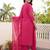 women ethnic motifs printed regular cotton kurta with trousers & with dupatta