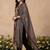 women ethnic motifs printed regular cotton kurta with trousers & with dupatta
