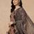 women ethnic motifs printed regular cotton kurta with trousers & with dupatta