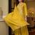 women ethnic motifs regular sequinned kurta with sharara & with dupatta