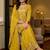 women ethnic motifs regular sequinned kurta with sharara & with dupatta