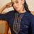 women ethnic motifs embroidered regular mirror work kurta with palazzos