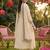 women floral embroidered empire thread work kurta with trousers & with dupatta