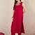 women embroidered regular thread work kurta with trousers