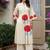 women floral printed regular cotton kurta with palazzos