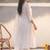 women ethnic motifs embroidered regular thread work cotton kurta with trousers & with dupatta