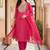 women regular kurta with trousers & with dupatta