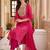 women regular kurta with trousers & with dupatta