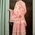 women floral printed regular cotton kurta with trousers & with dupatta