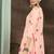women floral printed regular cotton kurta with trousers & with dupatta