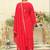 women ethnic motifs embroidered regular thread work kurta with palazzos & with dupatta