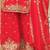 women ethnic motifs embroidered regular thread work kurta with palazzos & with dupatta