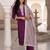 women regular cotton kurta with trousers & with dupatta