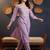 women ethnic motifs embroidered regular thread work kurta with trousers