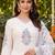 women ethnic motifs printed regular cotton kurta with trousers & with dupatta