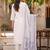 women ethnic motifs printed regular cotton kurta with trousers & with dupatta
