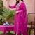 women floral embroidered regular thread work kurta with trousers & with dupatta