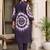 women dyed regular cotton kurta with trousers