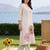 women floral printed regular kurta with trousers