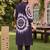 women dyed pleated cotton kurta with trousers