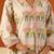 women ethnic motifs printed regular cotton kurta with trousers