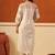 women ethnic motifs printed regular cotton kurta with trousers