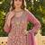 women ethnic motifs embroidered regular sequinned kurta with palazzos & with dupatta