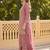 women ethnic motifs embroidered regular sequinned kurta with palazzos & with dupatta