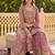 women ethnic motifs embroidered regular sequinned kurta with palazzos & with dupatta