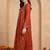 women ethnic motifs embroidered empire thread work kurta with trousers & with dupatta
