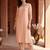 women ethnic motifs regular sequinned kurta with trousers