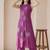 women ethnic motifs embroidered regular thread work cotton kurta with palazzos