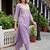 women embroidered regular thread work kurta with trousers