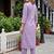 women embroidered regular thread work kurta with trousers