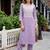 women embroidered regular thread work kurta with trousers