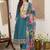 women floral embroidered regular thread work kurta with trousers & with dupatta