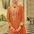 women ethnic motifs embroidered regular mirror work kurta & sharara & dupatta