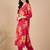 women floral printed regular cotton kurta with trousers
