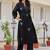 women ethnic motifs embroidered regular thread work cotton kurta with palazzos