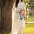 women floral printed regular kurta with trousers & with dupatta