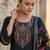 women ethnic motifs embroidered regular thread work cotton kurta with trousers & with dupatta