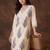 women ethnic motifs printed regular cotton kurta with palazzos