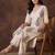 women ethnic motifs printed regular cotton kurta with palazzos