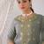 women ethnic motifs embroidered regular kurta with trousers & with dupatta