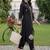 women ethnic motifs embroidered regular thread work cotton kurta with trousers