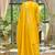 women ethnic motifs embroidered regular thread work kurta with palazzos & with dupatta