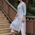 women printed regular cotton kurta with trousers
