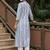 women printed regular cotton kurta with trousers