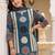 women ethnic motifs printed regular cotton kurta with trousers & with dupatta