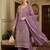 women ethnic motifs embroidered regular kurta with trousers & with dupatta